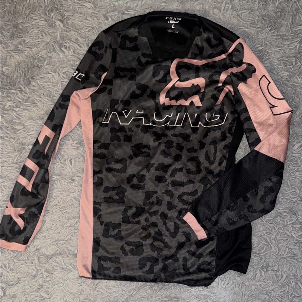 Fox Racing Black and Pink Jersey